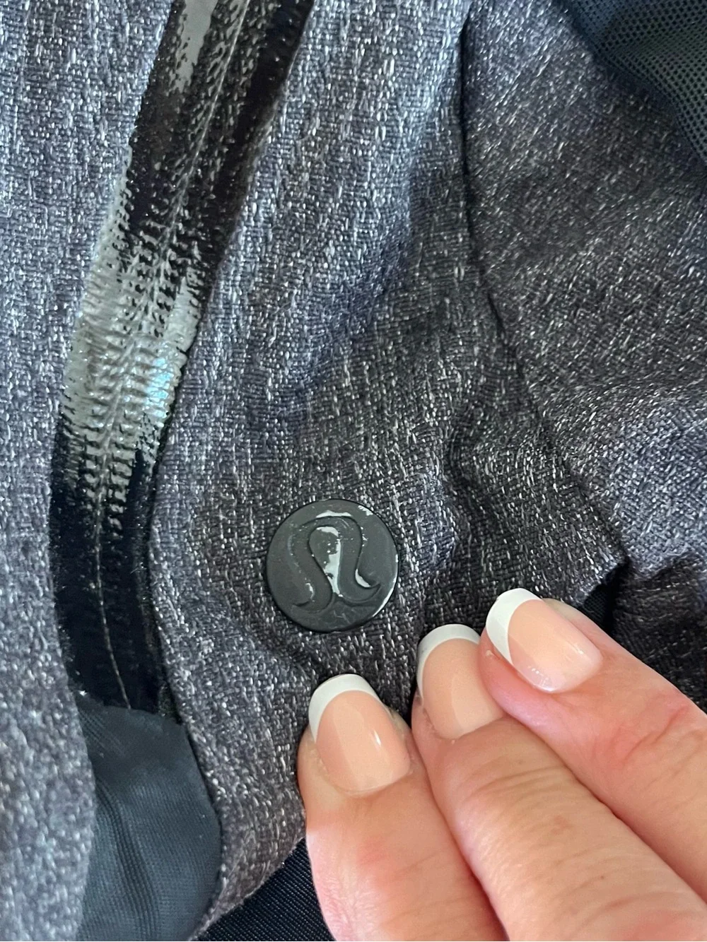 Lululemon Core Backpack Heathered Black Gray Black Large Athletic Travel Bag